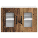 vidaXL Fali konyhaszekrény 2 pcs Öreg fa 60 x 31 x 40 cm Faanyag