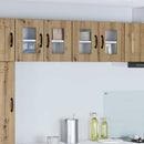 vidaXL Mosogatógép panel Kalmar 2 pcs Artisan tölgy 60 x 31 x 40 cm