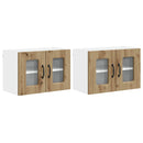 vidaXL Mosogatógép panel Kalmar 2 pcs Artisan tölgy 60 x 31 x 40 cm