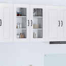 vidaXL Mosogatógép panel Kalmar Fehér 40 x 31 x 80 cm Faanyag