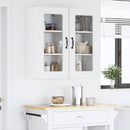 vidaXL Mosogatógép panel Kalmar Fehér 40 x 31 x 80 cm Faanyag