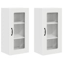 vidaXL Mosogatógép panel Kalmar 2 pcs Fehér 40 x 31 x 80 cm Faanyag