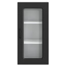 vidaXL Mosogatógép panel Kalmar Fekete 40 x 31 x 80 cm Faanyag