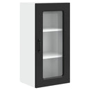 vidaXL Mosogatógép panel Kalmar 2 pcs Fekete 40 x 31 x 80 cm Faanyag