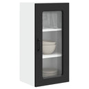 vidaXL Mosogatógép panel Kalmar 2 pcs Fekete 40 x 31 x 80 cm Faanyag