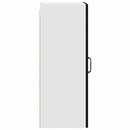 vidaXL Fali konyhaszekrény 2 pcs Fekete 40 x 31 x 80 cm Faanyag