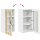 vidaXL Fali konyhaszekrény Sonoma tölgy 40 x 31 x 80 cm Faanyag