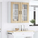vidaXL Mosogatógép panel Kalmar 2 pcs Sonoma tölgy 40 x 31 x 80 cm