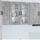 vidaXL Mosogatógép panel Kalmar 2 pcs Beton Szürke 40 x 31 x 80 cm