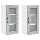vidaXL Mosogatógép panel Kalmar 2 pcs Beton Szürke 40 x 31 x 80 cm