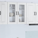 vidaXL Mosogatógép panel Kalmar Magas Fényű Fehér 40 x 31 x 80 cm