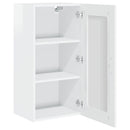 vidaXL Mosogatógép panel Kalmar Magas Fényű Fehér 40 x 31 x 80 cm