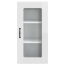 vidaXL Mosogatógép panel Kalmar Magas Fényű Fehér 40 x 31 x 80 cm