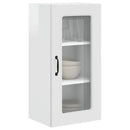 vidaXL Mosogatógép panel Kalmar Magas Fényű Fehér 40 x 31 x 80 cm
