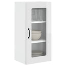 vidaXL Mosogatógép panel Kalmar Magas Fényű Fehér 40 x 31 x 80 cm
