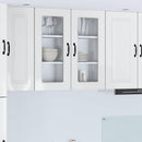 vidaXL Mosogatógép panel Kalmar 2 pcs Magas Fényű Fehér