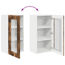 vidaXL Fali konyhaszekrény Füstölt tölgy 40 x 31 x 80 cm Faanyag