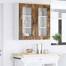 vidaXL Mosogatógép panel Kalmar 2 pcs Füstölt tölgy 40 x 31 x 80 cm
