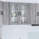 vidaXL Mosogatógép panel Kalmar Szürke Sonoma 40 x 31 x 80 cm Faanyag