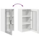 vidaXL Fali konyhaszekrény Szürke Sonoma 40 x 31 x 80 cm Faanyag