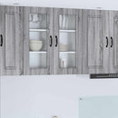 vidaXL Mosogatógép panel Kalmar 2 pcs Szürke Sonoma 40 x 31 x 80 cm