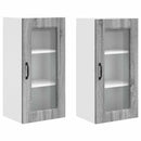 vidaXL Mosogatógép panel Kalmar 2 pcs Szürke Sonoma 40 x 31 x 80 cm