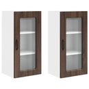 vidaXL Mosogatógép panel Kalmar 2 pcs Barna Tölgy 40 x 31 x 80 cm
