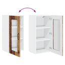 vidaXL Mosogatógép panel Kalmar Öreg fa 40 x 31 x 80 cm Szerelt Fa