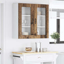 vidaXL Mosogatógép panel Kalmar 2 pcs Öreg fa 40 x 31 x 80 cm Faanyag