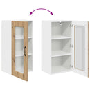 vidaXL Fali konyhaszekrény Artisan tölgy 40 x 31 x 80 cm Faanyag