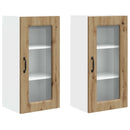 vidaXL Mosogatógép panel Kalmar 2 pcs Artisan tölgy 40 x 31 x 80 cm