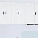 vidaXL Fali konyhaszekrény polcokkal Fehér 30 x 31 x 80 cm Faanyag