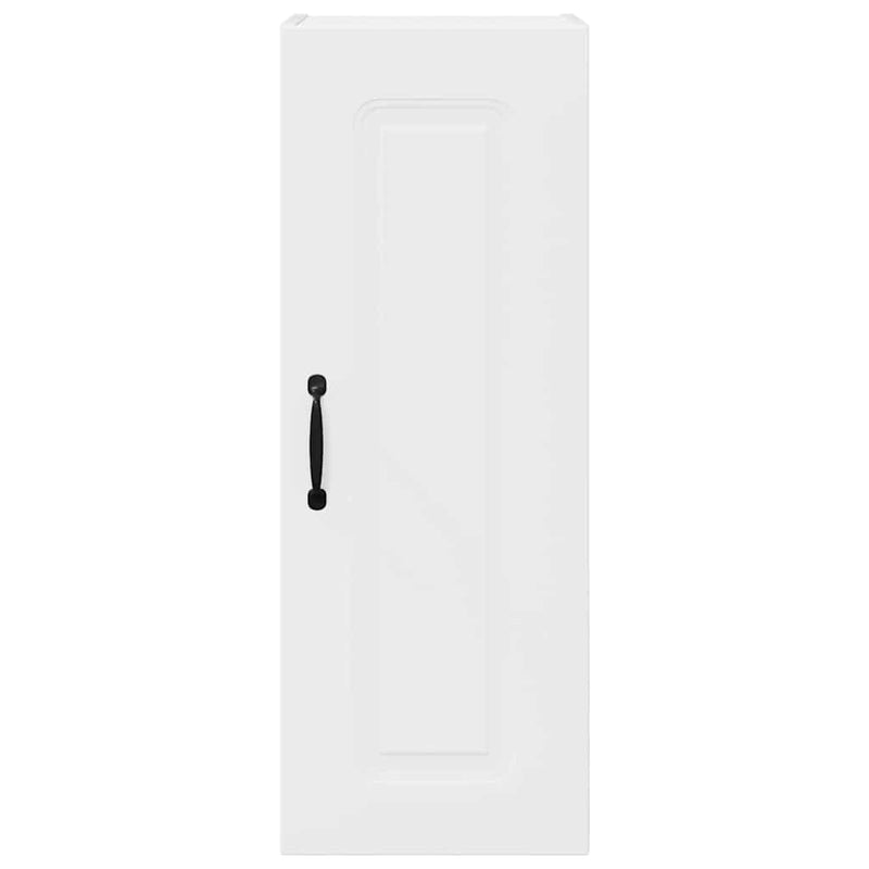 vidaXL Fali konyhaszekrény polcokkal Fehér 30 x 31 x 80 cm Faanyag