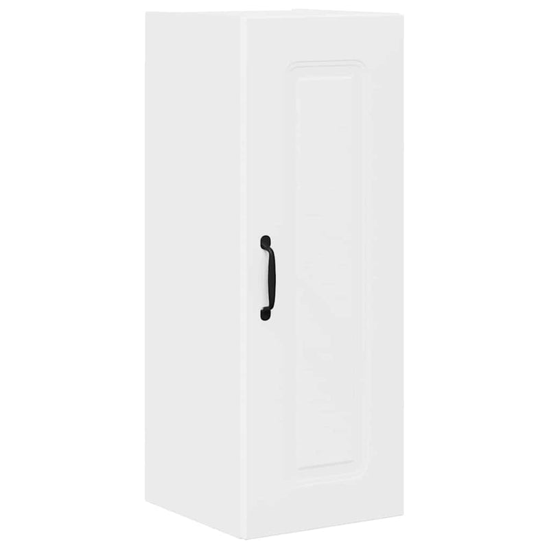 vidaXL Fali konyhaszekrény ajtóval 2 pcs Fehér 30 x 31 x 80 cm Faanyag