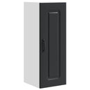 vidaXL Mosogatógép panel Kalmar Fekete 30 x 31 x 80 cm Faanyag