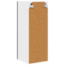 vidaXL Fali konyhaszekrény 2 pcs Fekete 30 x 31 x 80 cm Faanyag