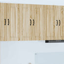 vidaXL Mosogatógép panel Kalmar Sonoma tölgy 30 x 31 x 80 cm Faanyag