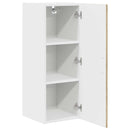 vidaXL Mosogatógép panel Kalmar Sonoma tölgy 30 x 31 x 80 cm Faanyag