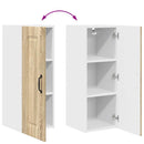 vidaXL Fali konyhaszekrény Sonoma tölgy 30 x 31 x 80 cm Faanyag