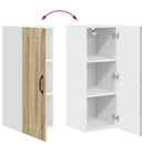 vidaXL Mosogatógép panel Kalmar Sonoma tölgy 30 x 31 x 80 cm Faanyag