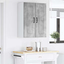 vidaXL Mosogatógép panel Kalmar 2 pcs Beton Szürke 30 x 31 x 80 cm