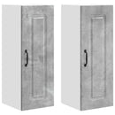 vidaXL Mosogatógép panel Kalmar 2 pcs Beton Szürke 30 x 31 x 80 cm