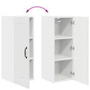 vidaXL Fali konyhaszekrény Magas Fényű Fehér 30 x 31 x 80 cm Faanyag