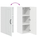 vidaXL Mosogatógép panel Kalmar Magas Fényű Fehér 30 x 31 x 80 cm