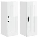 vidaXL Mosogatógép panel Kalmar 2 pcs Magas Fényű Fehér