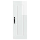 vidaXL Mosogatógép panel Kalmar 2 pcs Magas Fényű Fehér