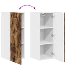 vidaXL Mosogatógép panel Kalmar 2 pcs Füstölt tölgy 30 x 31 x 80 cm