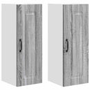 vidaXL Mosogatógép panel Kalmar 2 pcs Szürke Sonoma 30 x 31 x 80 cm