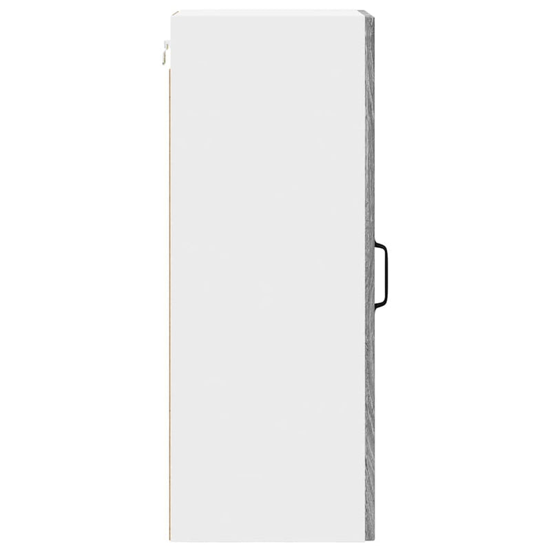 vidaXL Fali konyhaszekrény 2 pcs Szürke Sonoma 30 x 31 x 80 cm Faanyag