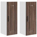 vidaXL Mosogatógép panel Kalmar 2 pcs Barna Tölgy 30 x 31 x 80 cm